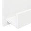 Magasin Rack med hylde Hvid 43 x 11 x 102 cm Konstrueret træ
