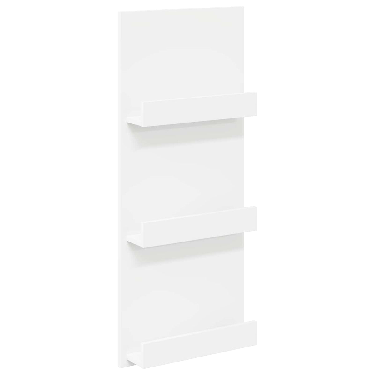 Magasin Rack med hylde Hvid 43 x 11 x 102 cm Konstrueret træ