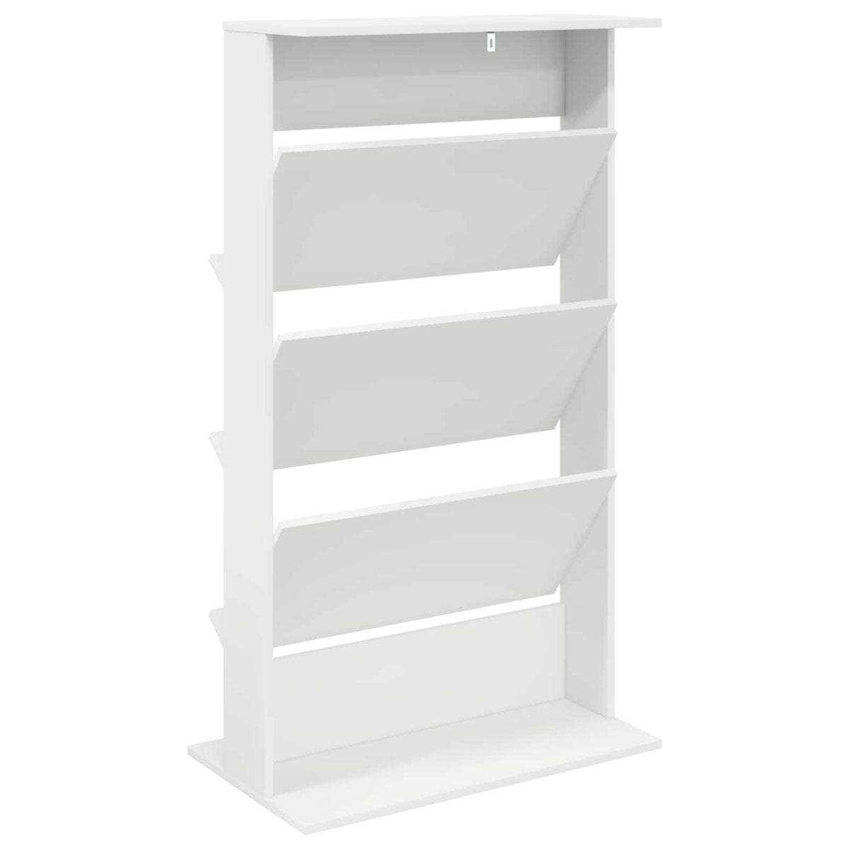 Magasin Rack Hvid 70 x 41 x 126 cm Konstrueret træ