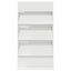 Magasin Rack Hvid 70 x 41 x 126 cm Konstrueret træ