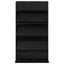 Magasin Rack Sort eg 70 x 41 x 126 cm Konstrueret træ