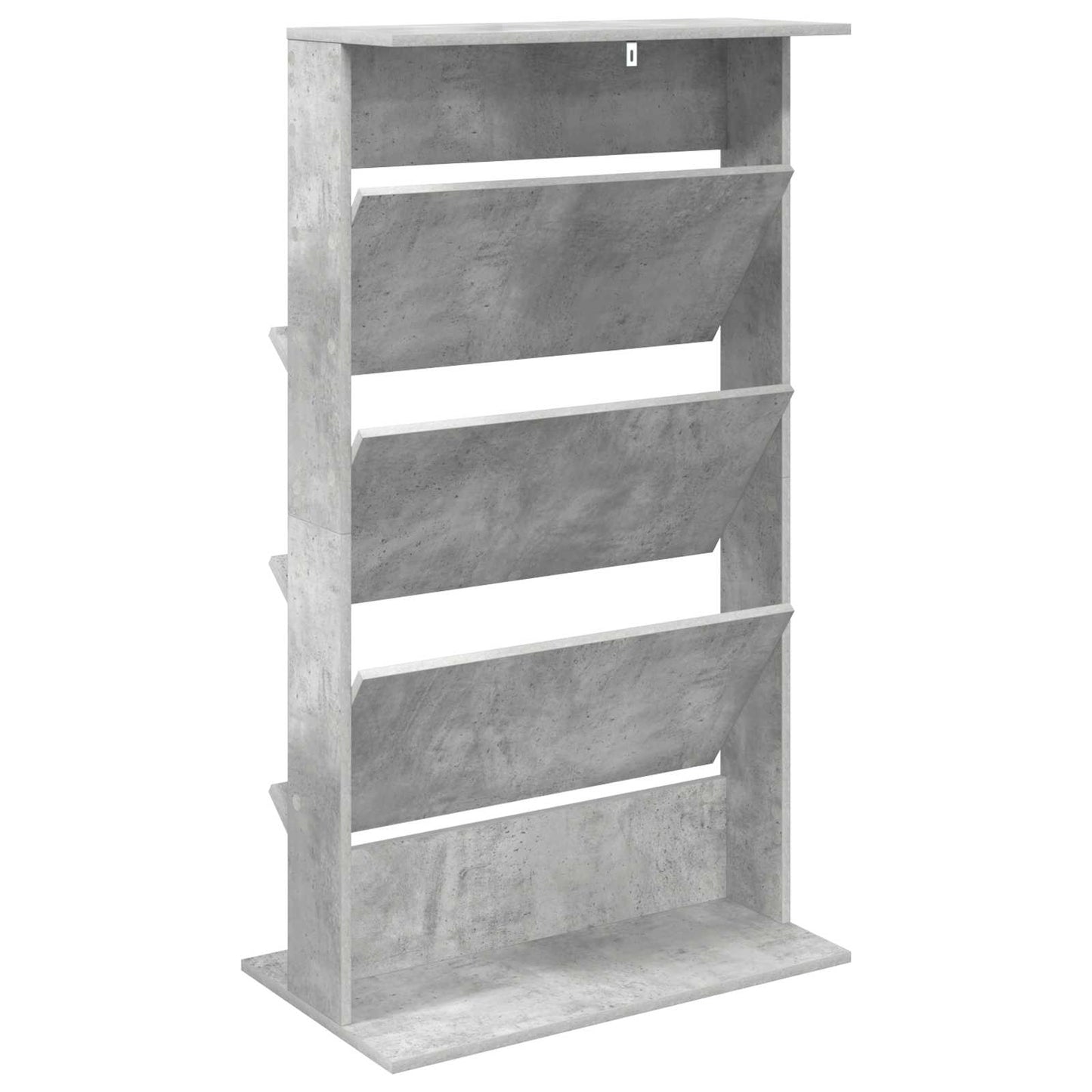 Magasin Rack Beton Grå 70 x 41 x 126 cm Konstrueret træ