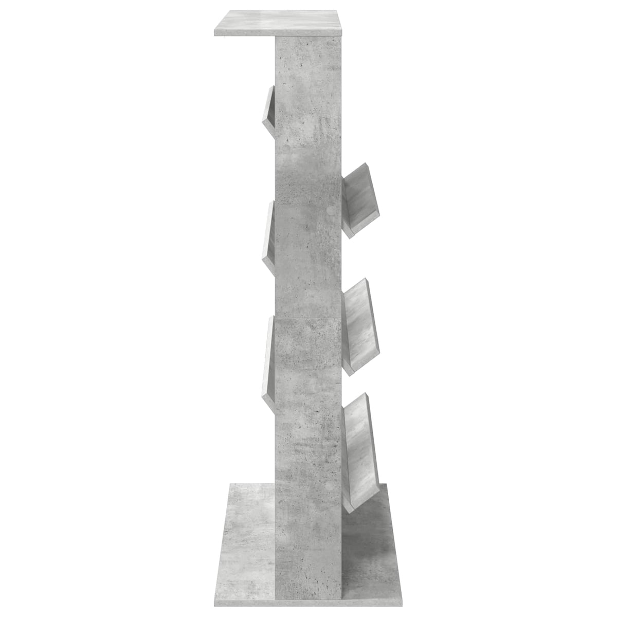 Magasin Rack Beton Grå 70 x 41 x 126 cm Konstrueret træ