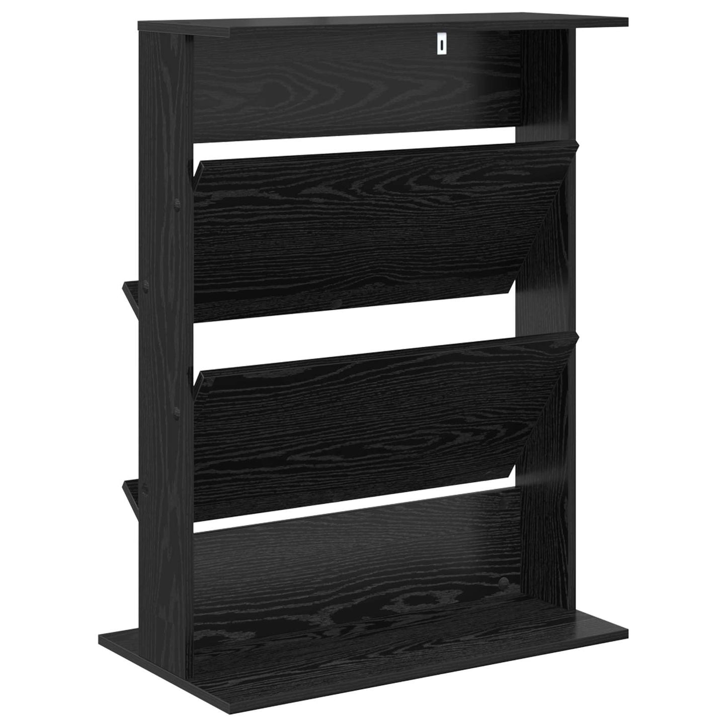 Magasin Rack Sort eg 70 x 41 x 96 cm Konstrueret træ