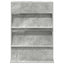 Magasin Rack Beton Grå 70 x 41 x 96 cm Konstrueret træ