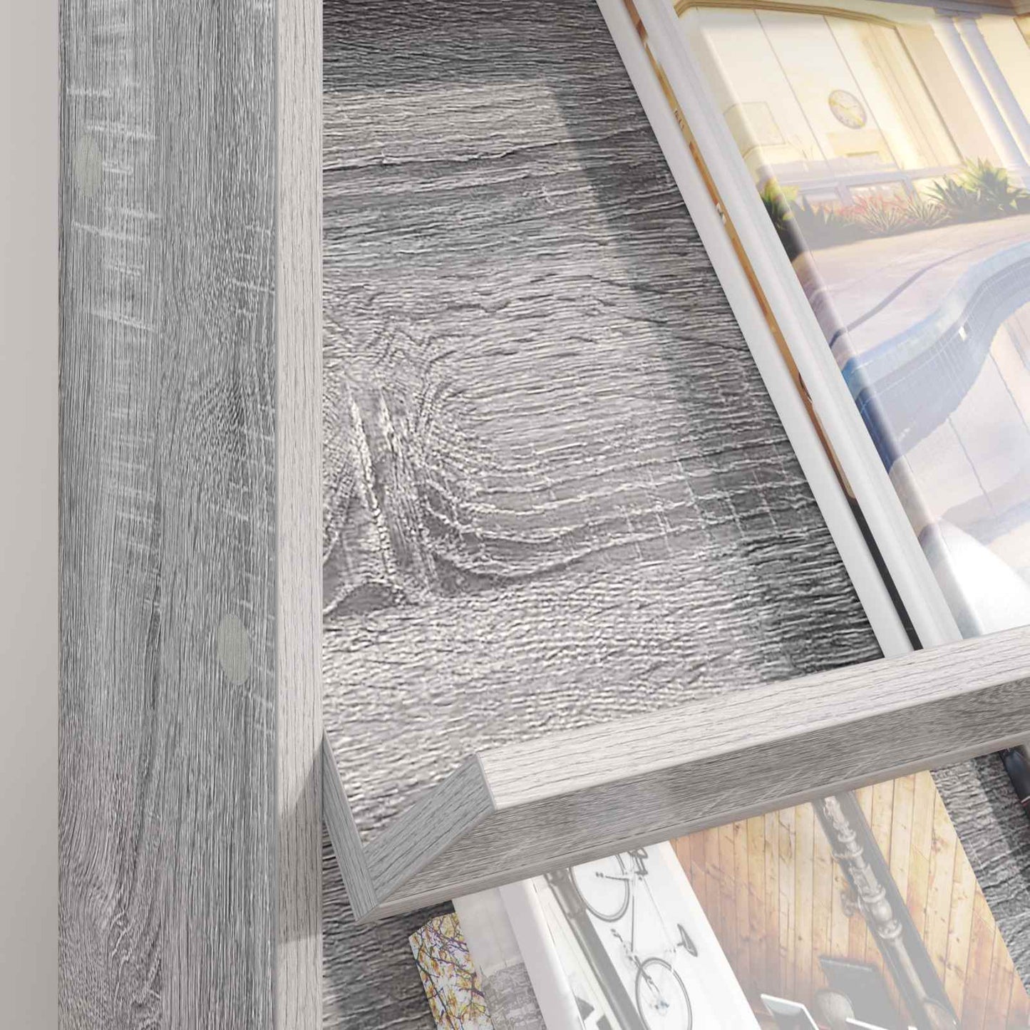Magasin Rack Grå Sonoma 70 x 41 x 96 cm Konstrueret træ