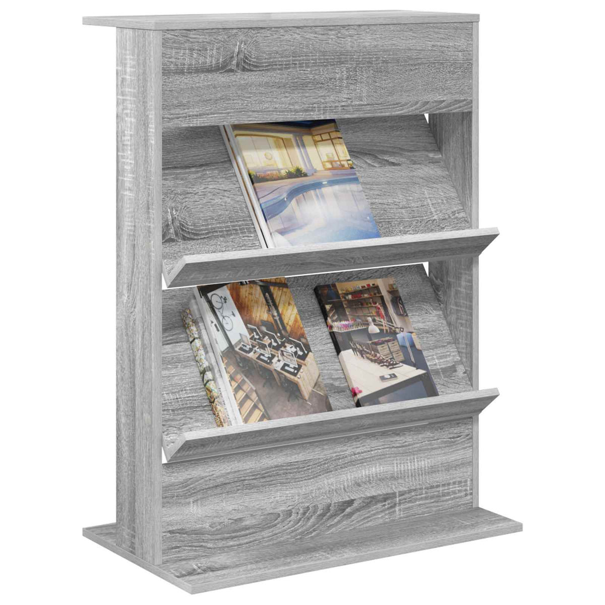 Magasin Rack Grå Sonoma 70 x 41 x 96 cm Konstrueret træ