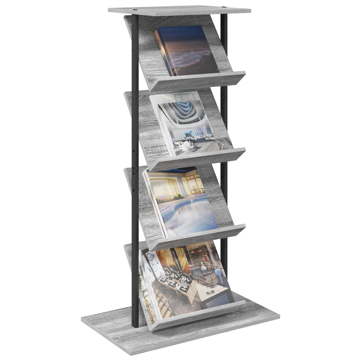 Magasin Rack Grå Sonoma 68 x 40 x 123.5 cm Konstrueret træ