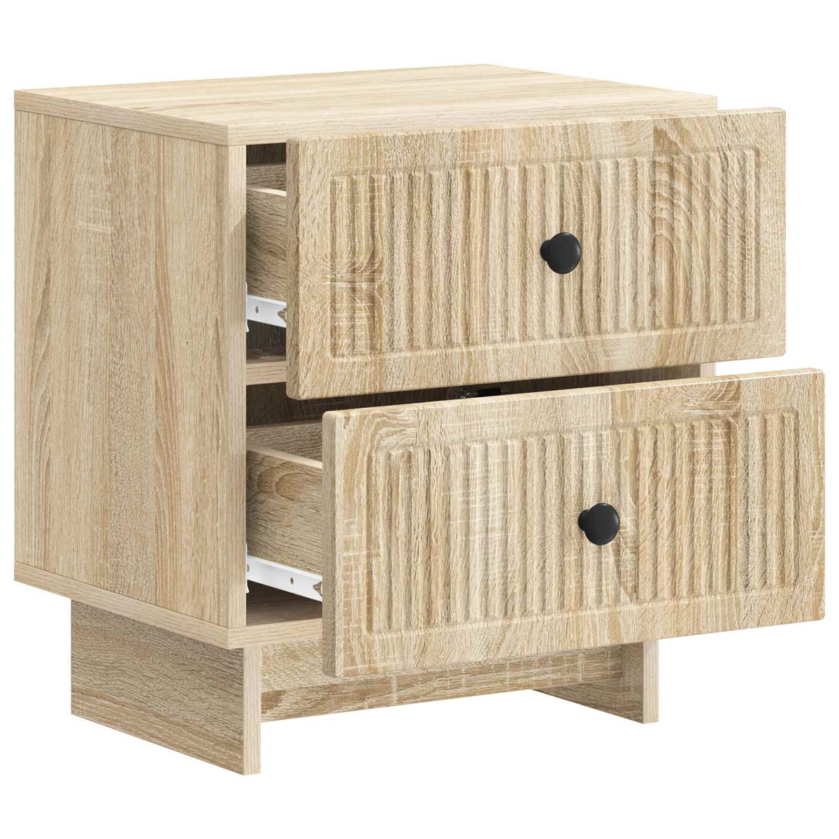 Natskab 2 stk. Sonoma-eg 43 x 34,5 x 47,5 cm Konstrueret træ