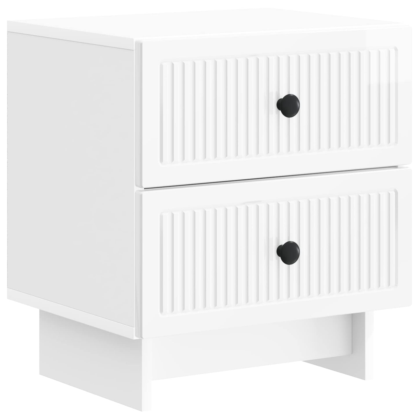 Natskab Hvid højglans 43 x 34,5 x 47,5 cm Konstrueret træ