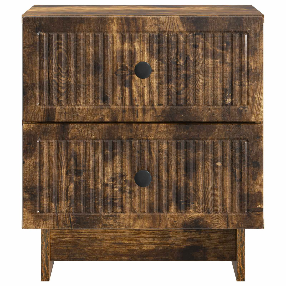 Natskab med skuffe Røget eg 43 x 34,5 x 47,5 cm Konstrueret træ