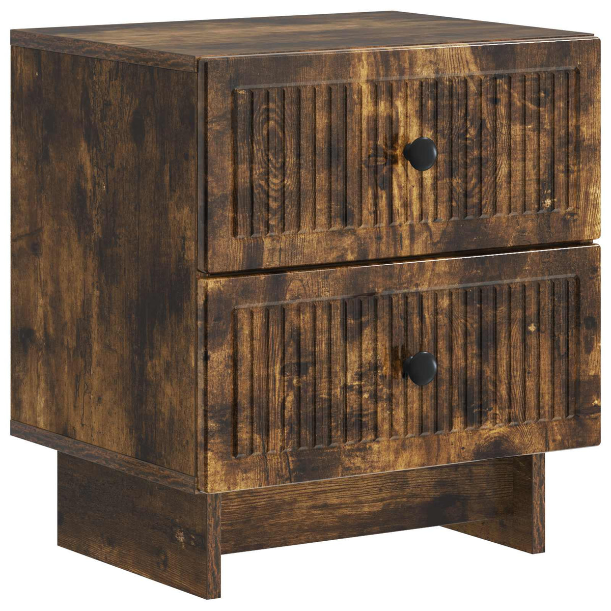 Natskab 2 stk. Røget eg 43 x 34,5 x 47,5 cm Konstrueret træ