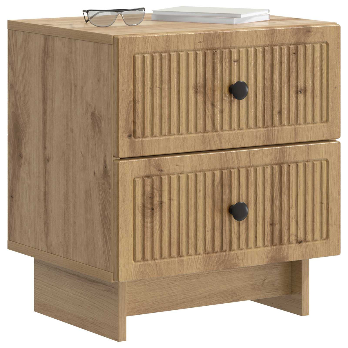 Natskab 2 stk. Artisan-eg 43 x 34,5 x 47,5 cm Konstrueret træ