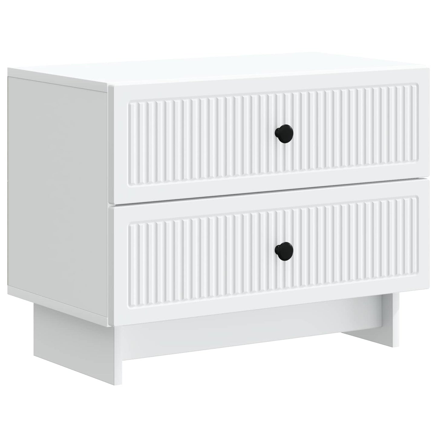 Natskab med skuffe Hvid 62 x 34,5 x 47,5 cm Konstrueret træ