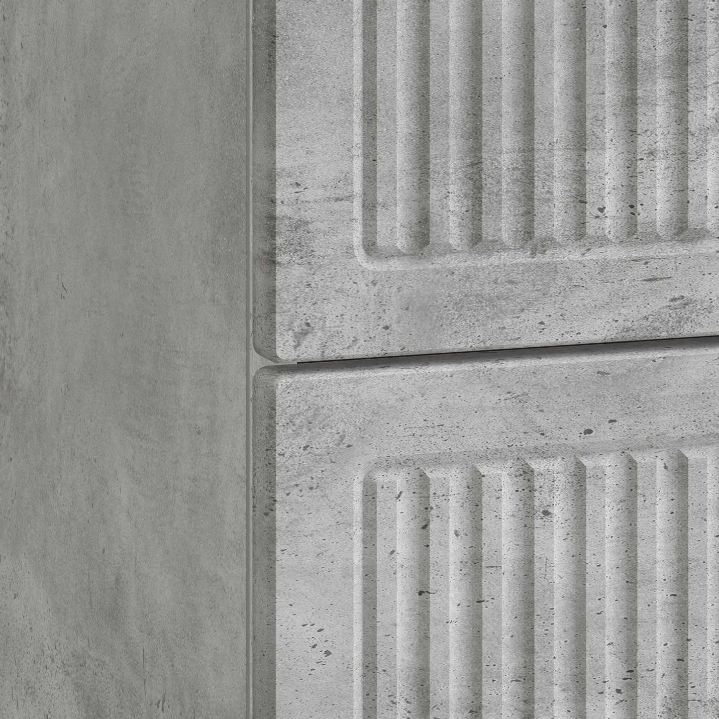 Natskab Betongrå 62 x 34,5 x 47,5 cm Konstrueret træ