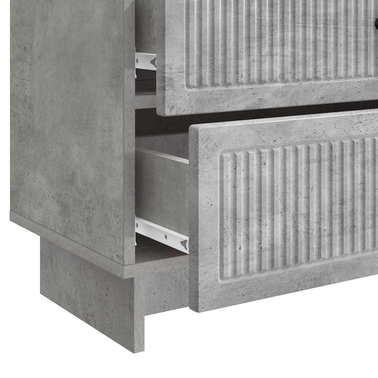 Natskab Betongrå 62 x 34,5 x 47,5 cm Konstrueret træ