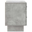 Natskab Betongrå 62 x 34,5 x 47,5 cm Konstrueret træ