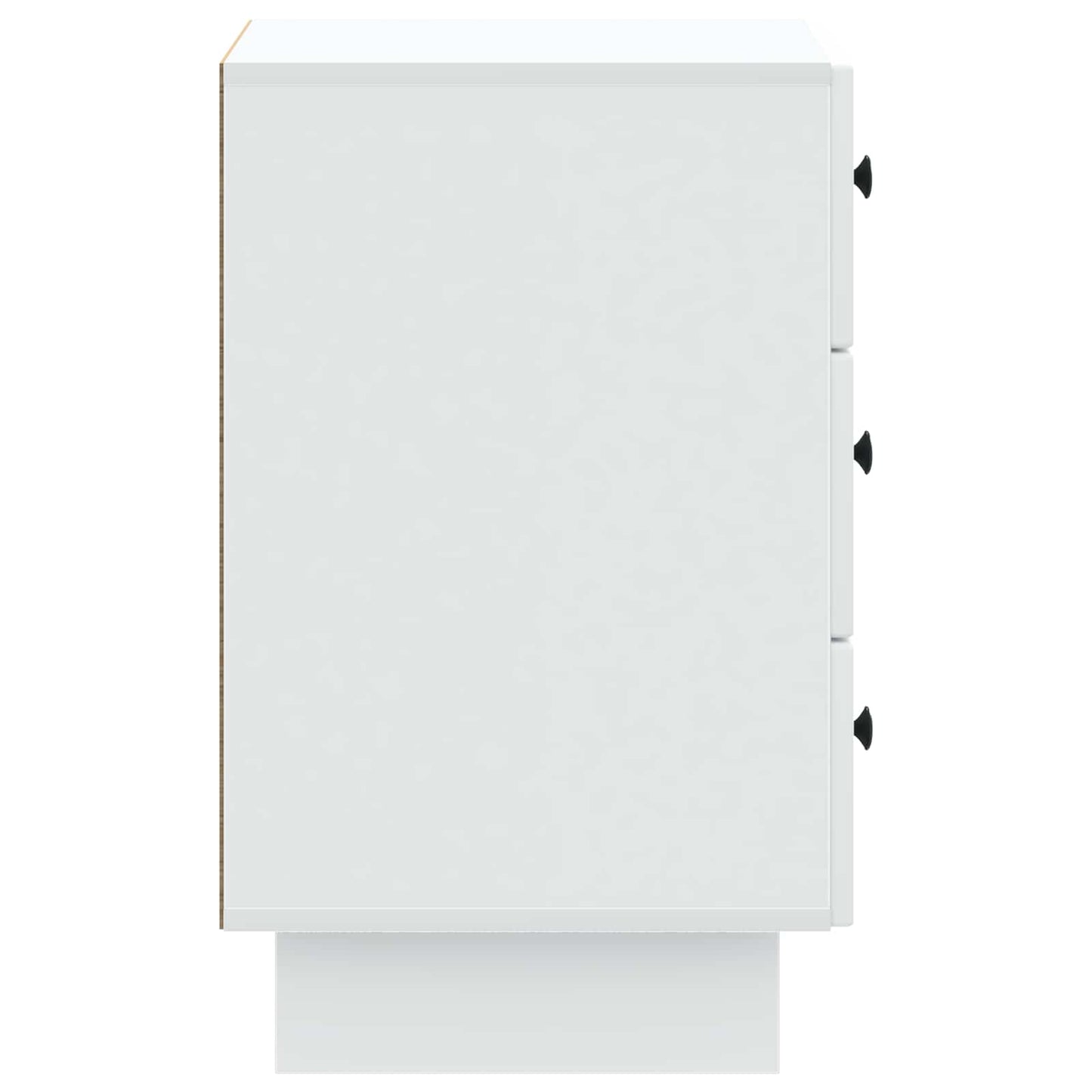 Natskab med skuffe Hvid 43 x 41 x 66,5 cm Konstrueret træ