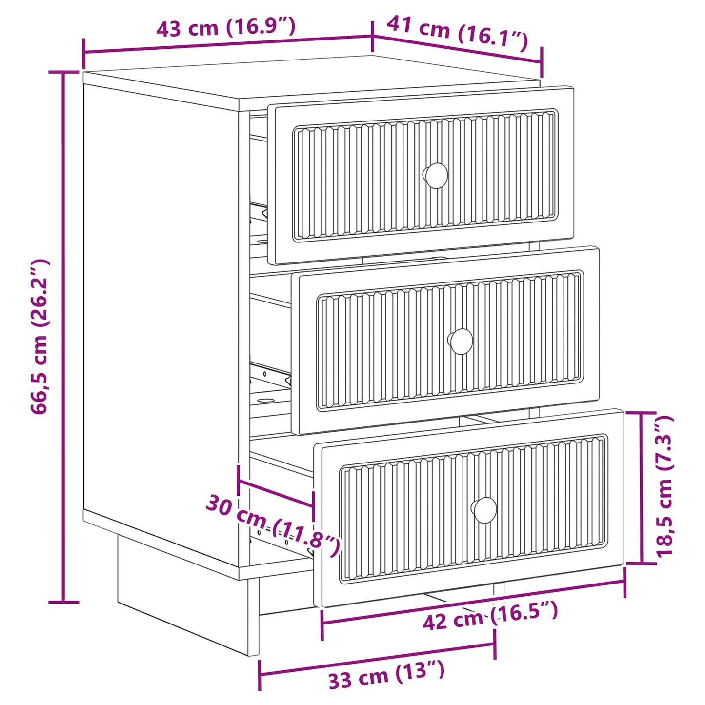 Natskab med skuffe Sonoma-eg 43 x 41 x 66,5 cm Konstrueret træ