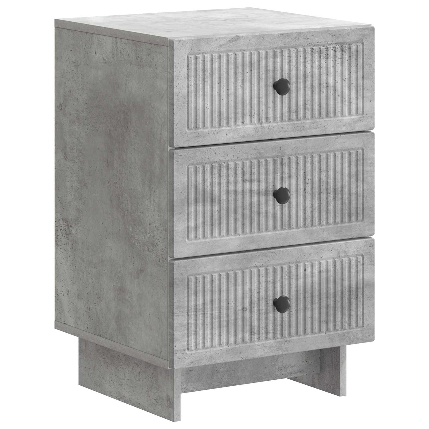 Natskab med skuffe Betongrå 43 x 41 x 66,5 cm Konstrueret træ