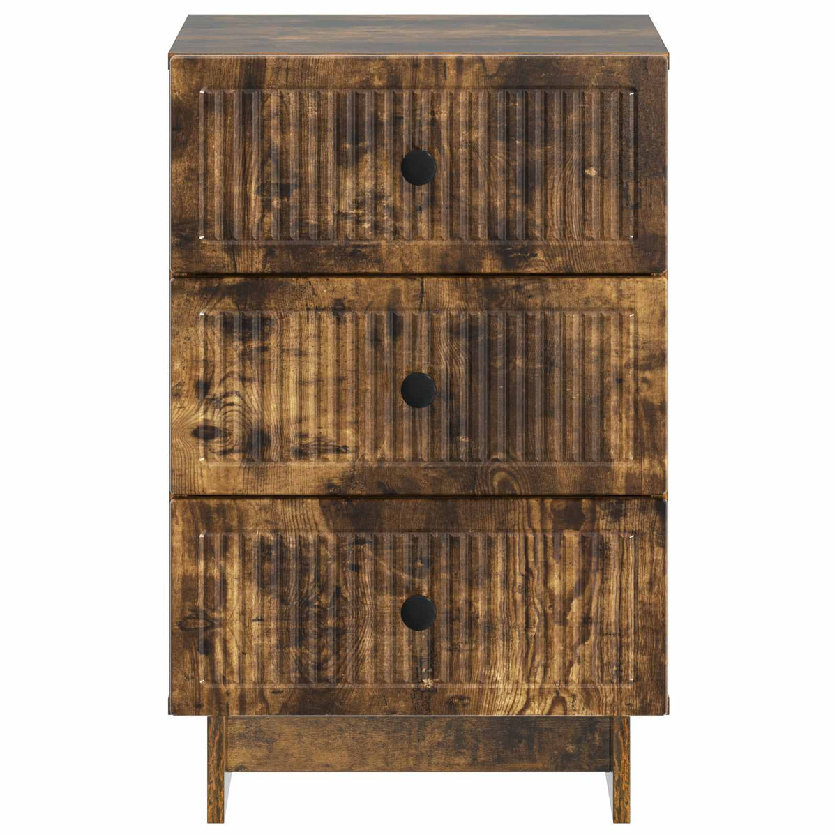 Natskab med skuffe Røget eg 43 x 41 x 66,5 cm Konstrueret træ