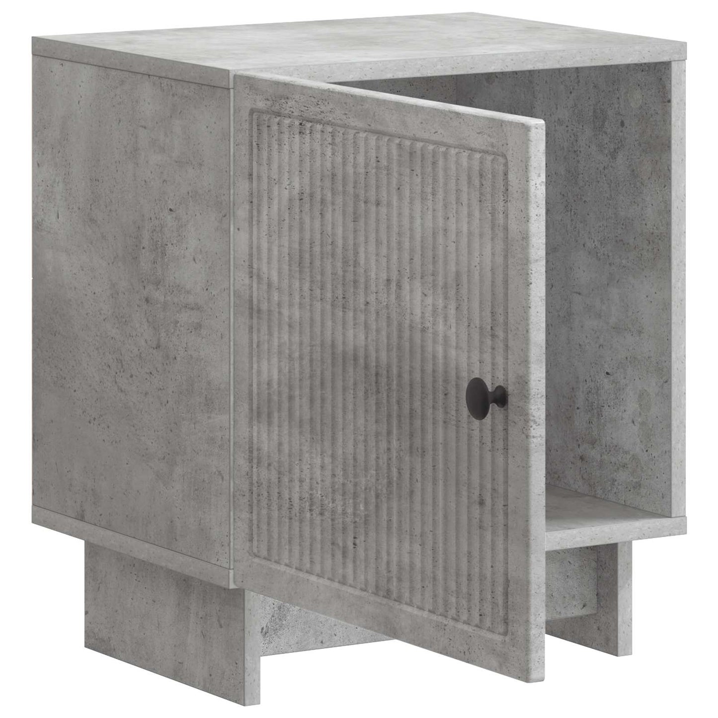 Natskab 2 stk. Betongrå 43 x 34,5 x 50 cm Konstrueret træ