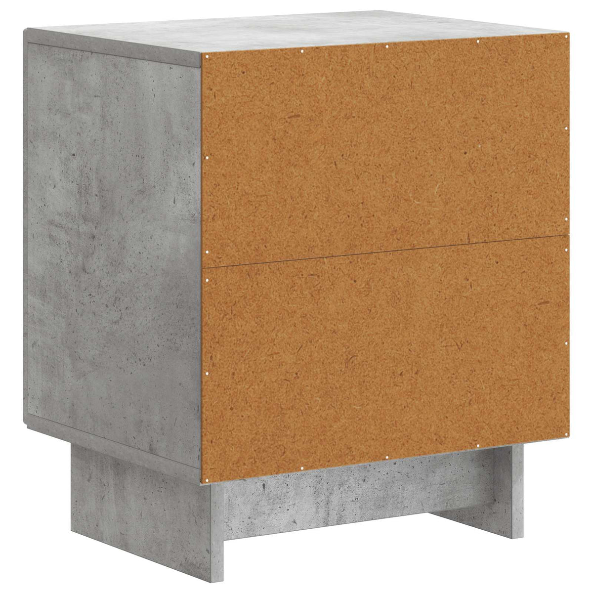 Natskab 2 stk. Betongrå 43 x 34,5 x 50 cm Konstrueret træ