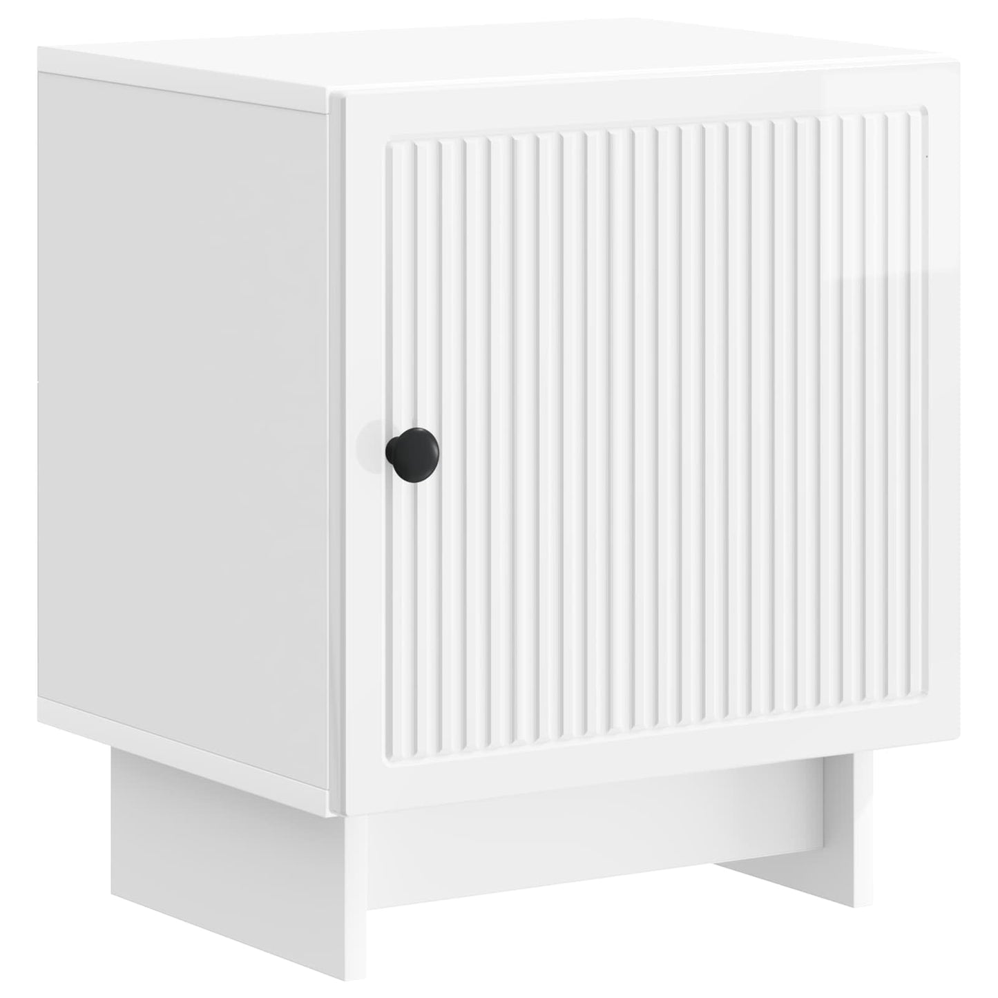 Natskab Hvid højglans 43 x 34,5 x 50 cm Konstrueret træ