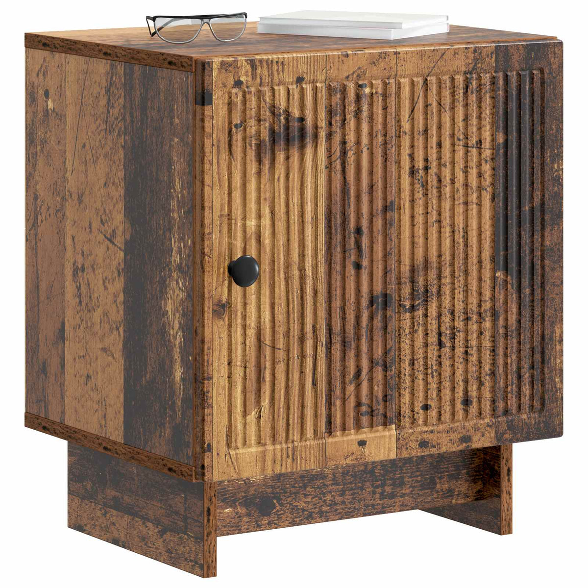 Natskab 2 stk. Gammelt træ 43 x 34,5 x 50 cm Konstrueret træ