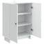 Sideboard Hvid 66 x 34,5 x 90 cm Konstrueret træ