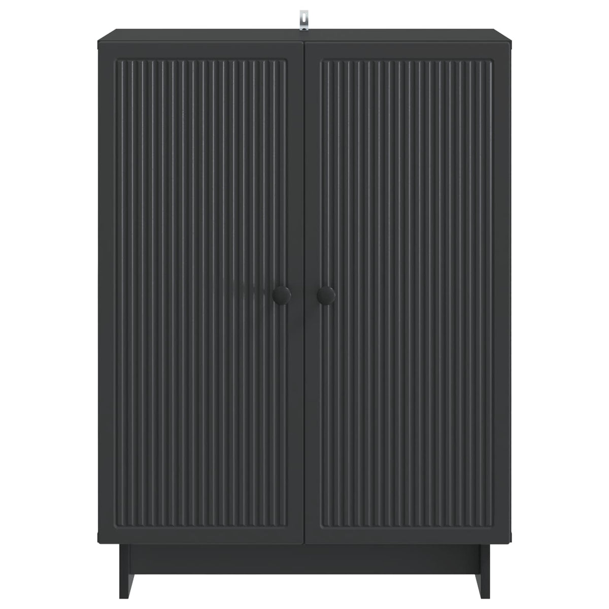 Sideboard Sort 66 x 34,5 x 90 cm Konstrueret træ