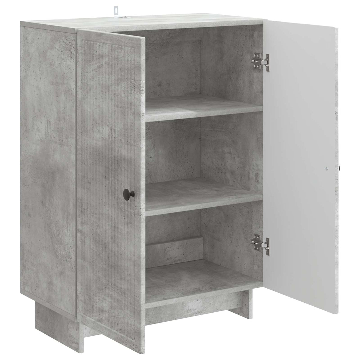 Sideboard Betongrå 66 x 34,5 x 90 cm Konstrueret træ