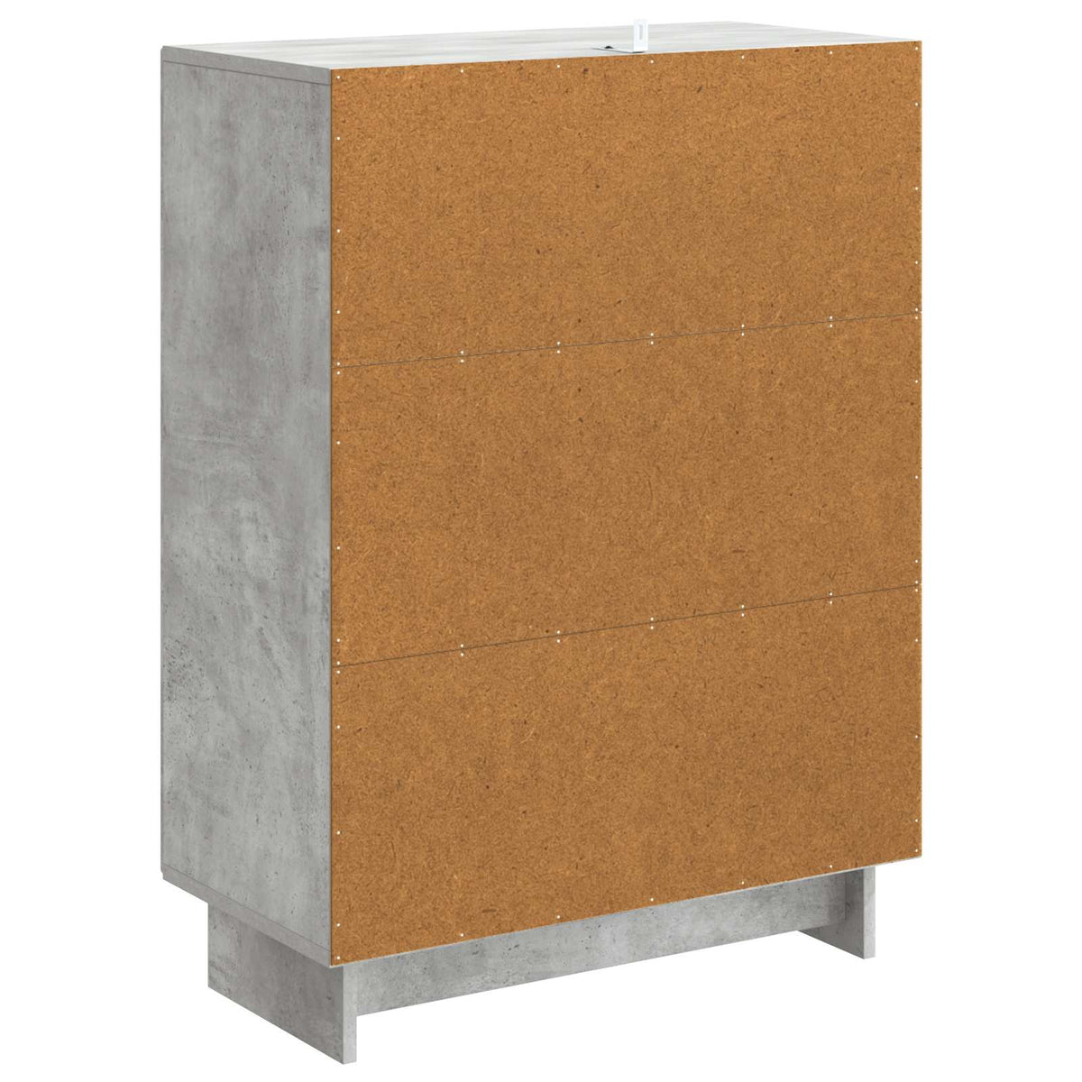 Sideboard Betongrå 66 x 34,5 x 90 cm Konstrueret træ