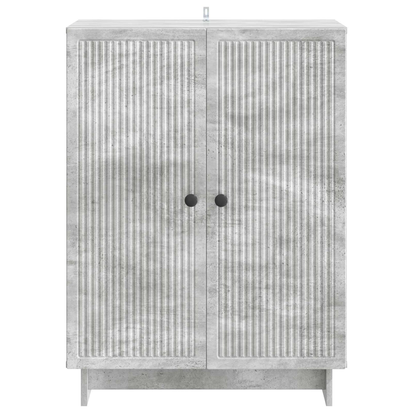 Sideboard Betongrå 66 x 34,5 x 90 cm Konstrueret træ