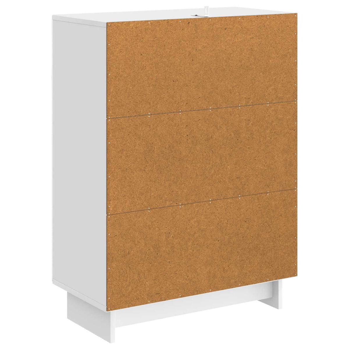 Sideboard Hvid højglans 66 x 34,5 x 90 cm Konstrueret træ