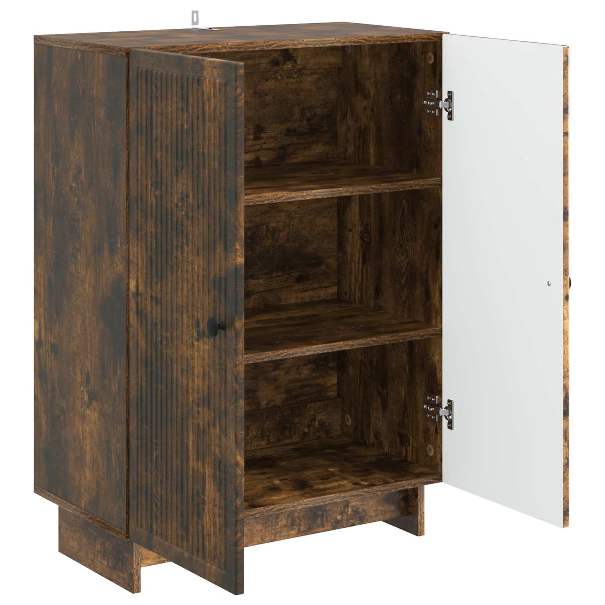 Sideboard Røget eg 66 x 34,5 x 90 cm Konstrueret træ