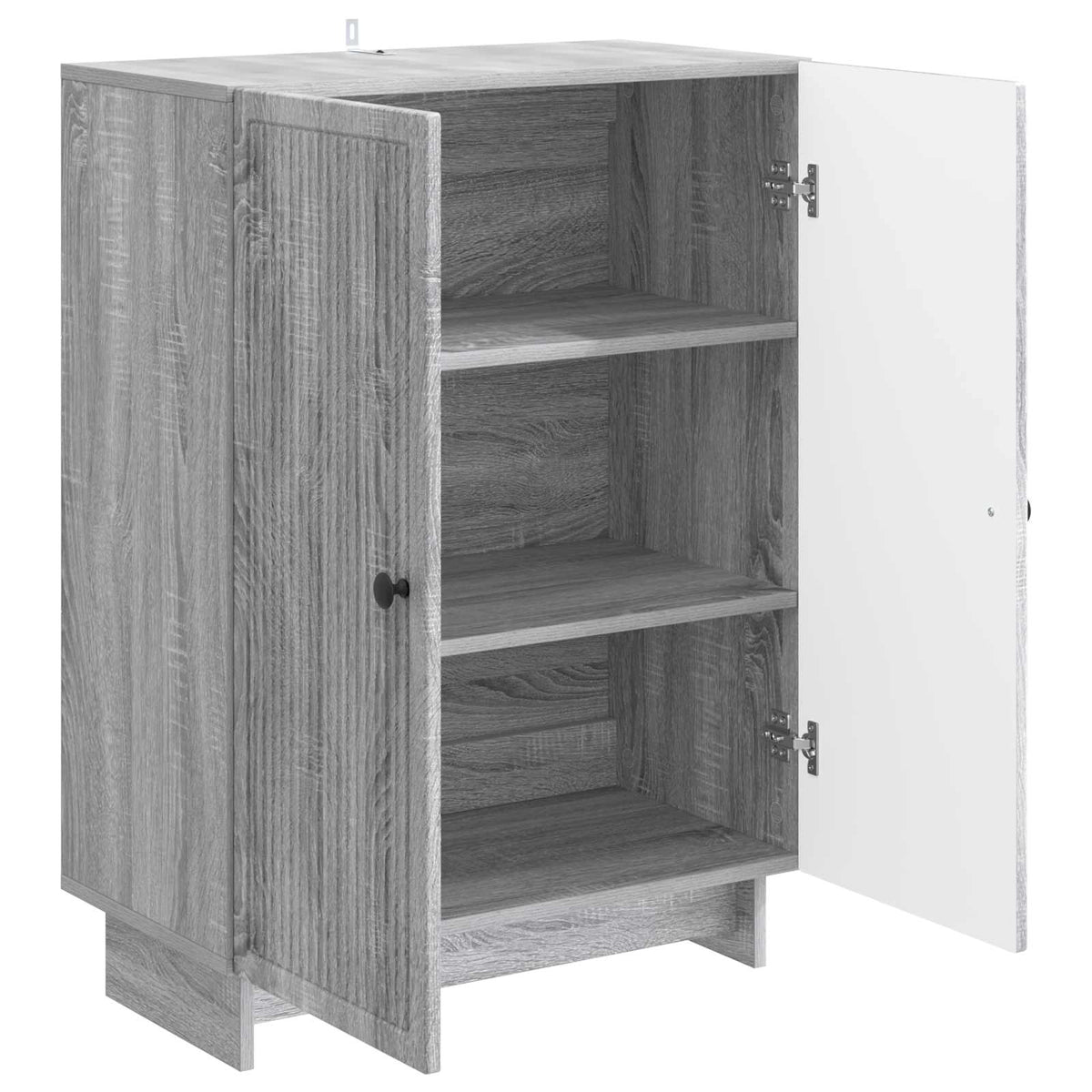 Sideboard Grå sonoma-eg 66 x 34,5 x 90 cm Konstrueret træ