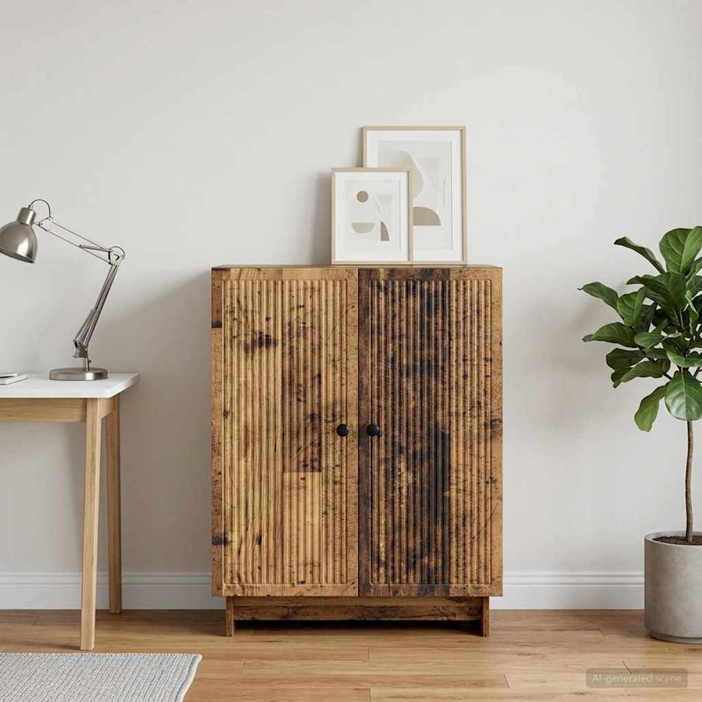 Sideboard Gammelt træ 66 x 34,5 x 90 cm Konstrueret træ