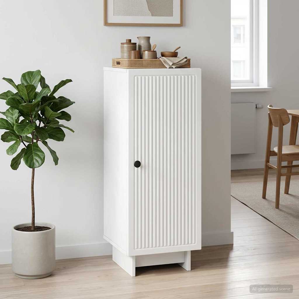 Sideboard Hvid 33 x 34,5 x 90 cm Konstrueret træ