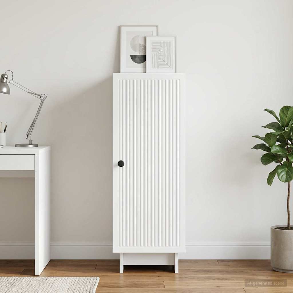 Sideboard Hvid 33 x 34,5 x 90 cm Konstrueret træ