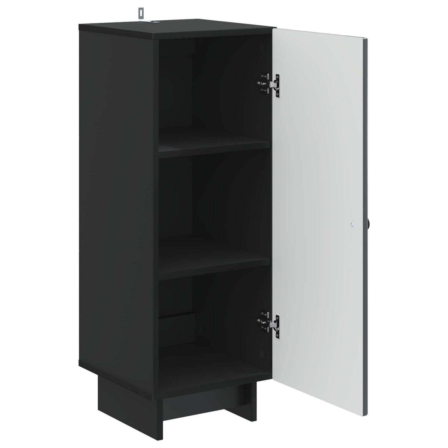 Sideboard Sort 33 x 34,5 x 90 cm Konstrueret træ