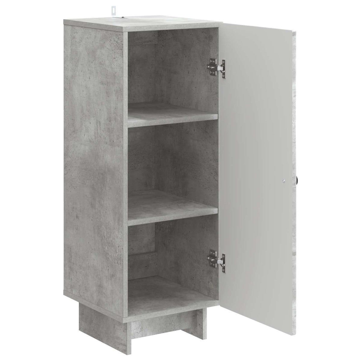 Sideboard Betongrå 33 x 34,5 x 90 cm Konstrueret træ