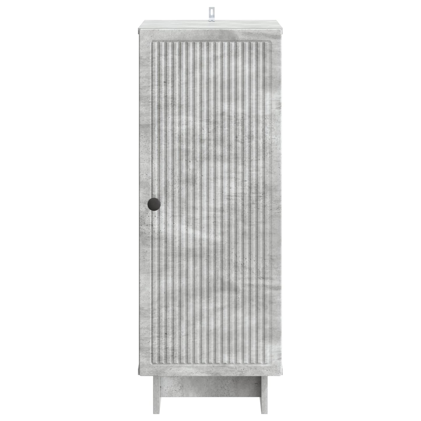 Sideboard Betongrå 33 x 34,5 x 90 cm Konstrueret træ