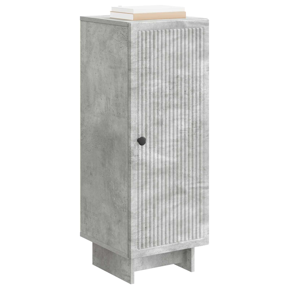 Sideboard Betongrå 33 x 34,5 x 90 cm Konstrueret træ