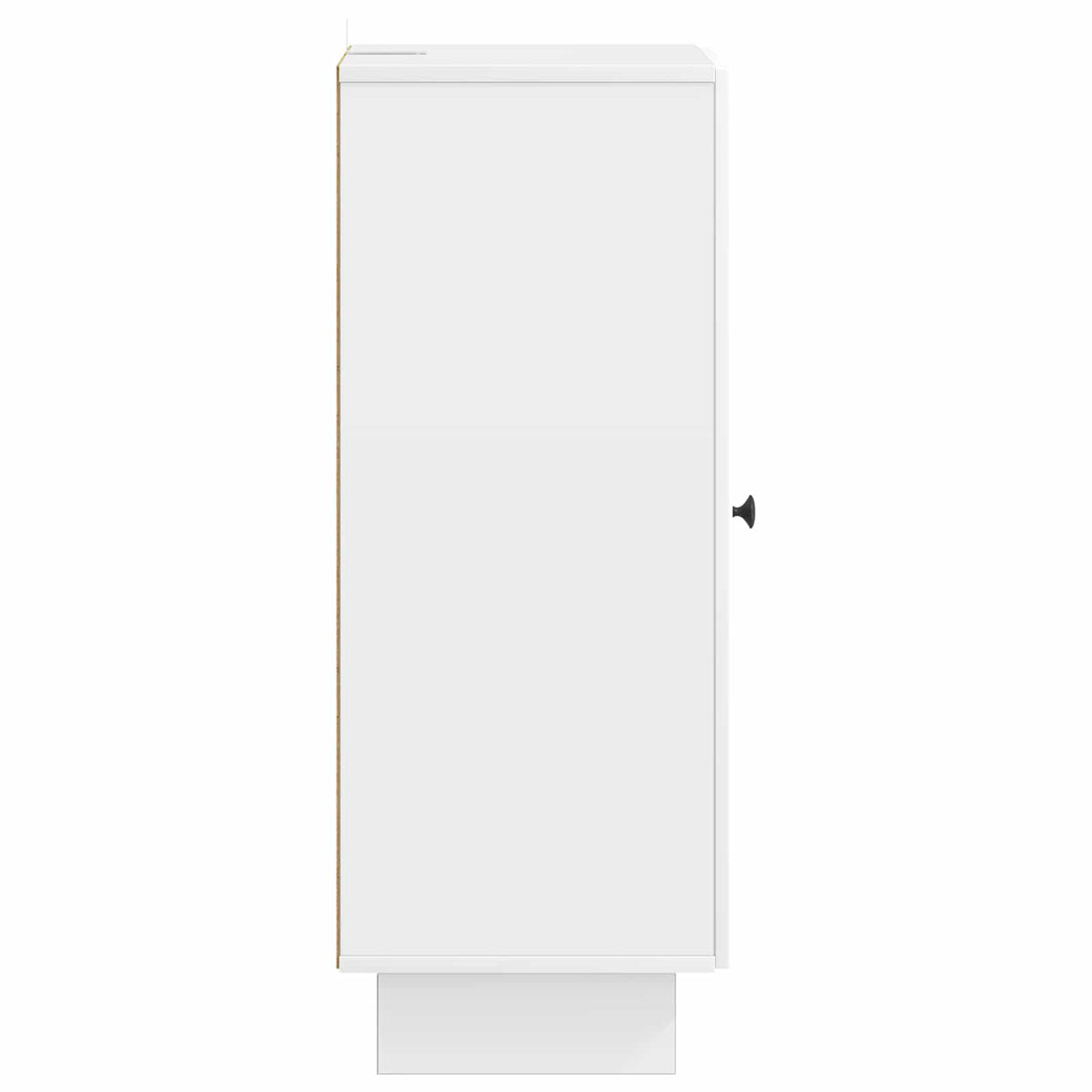 Sideboard Hvid højglans 33 x 34,5 x 90 cm Konstrueret træ
