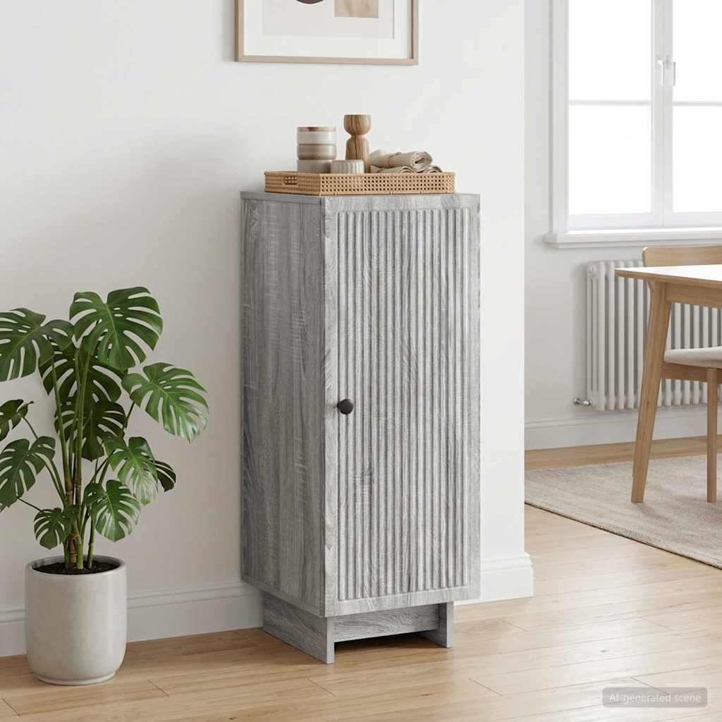 Sideboard Grå Sonoma 33 x 34,5 x 90 cm Konstrueret træ