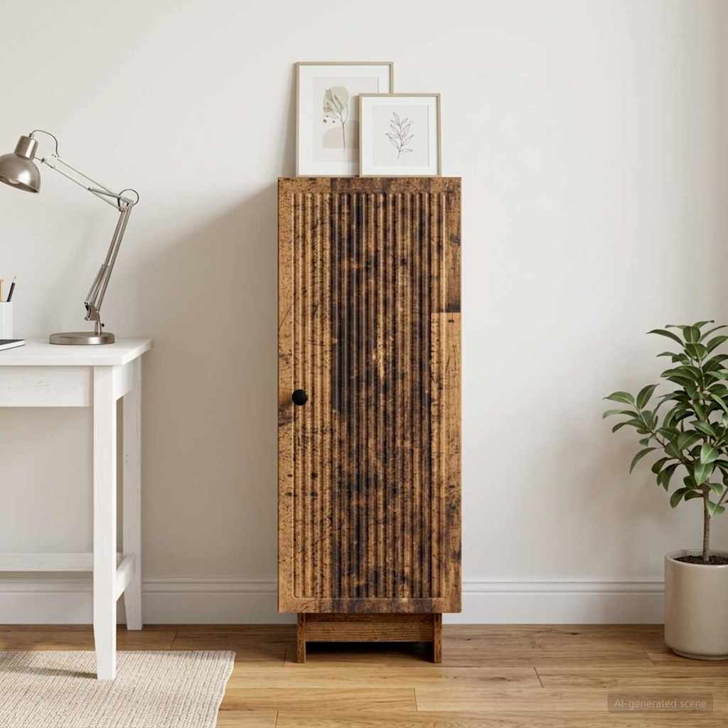 Sideboard Gammelt træ 33 x 34,5 x 90 cm Konstrueret træ