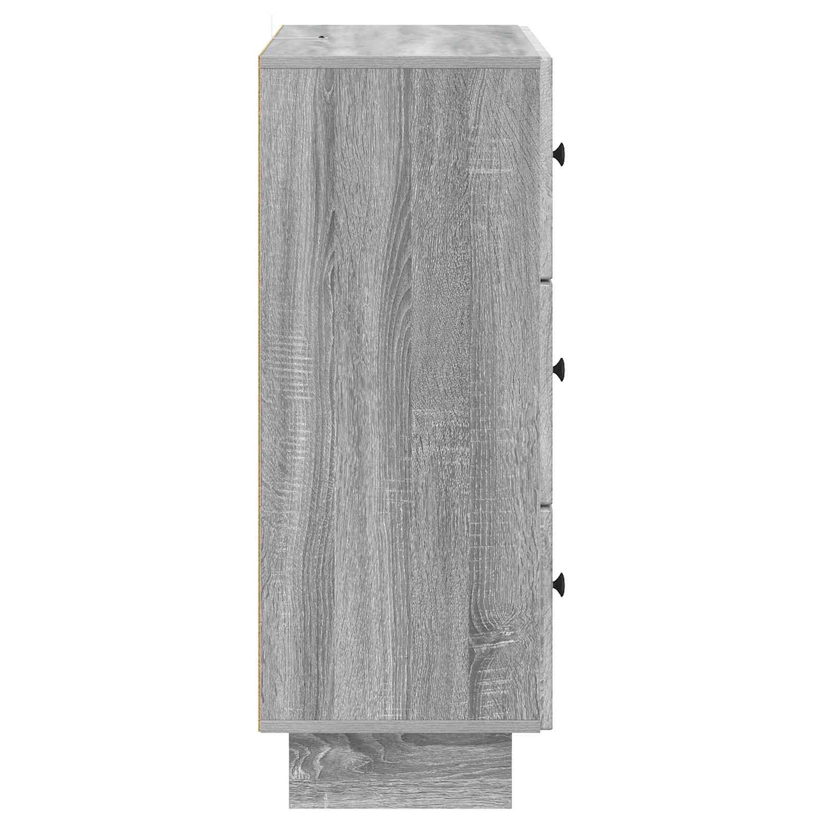 Skuffeskab 66 x 34,5 x 90 cm Konstrueret træ Grå sonoma-eg