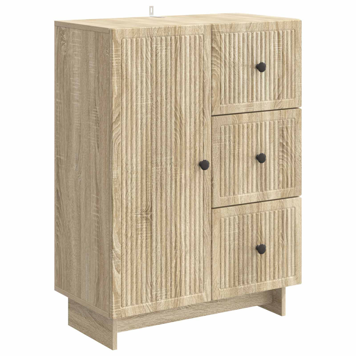 Sideboard Sonoma-eg 66 x 34,5 x 90 cm Konstrueret træ