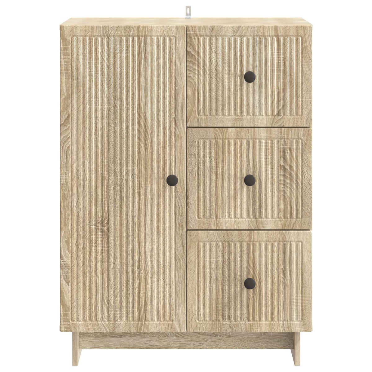 Sideboard Sonoma-eg 66 x 34,5 x 90 cm Konstrueret træ
